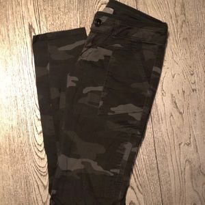 Jolt camo straight leg cargo pants